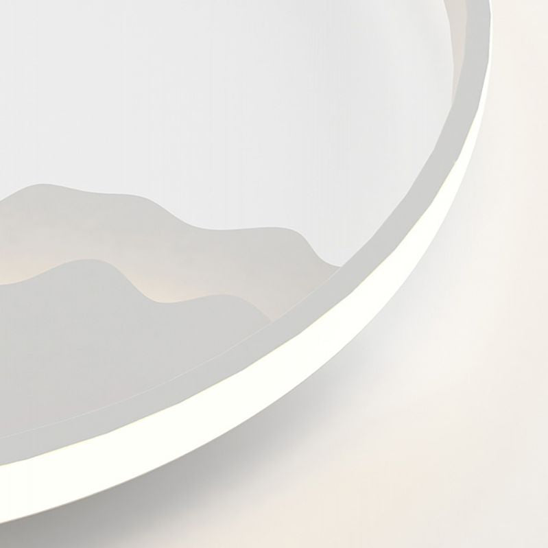 Modern Wall Mount Lighting Minimalist Metallic LED Hallway Surface Wall Sconce