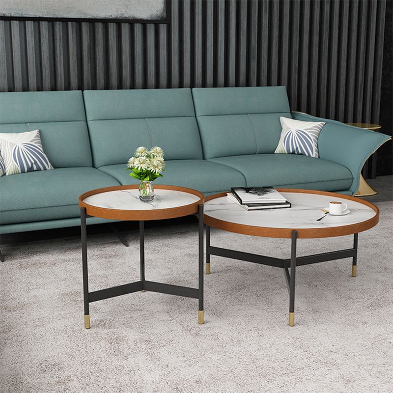 3 Legs 2 Bunching Coffee Tables Tray Top Slate Top Cocktail Table