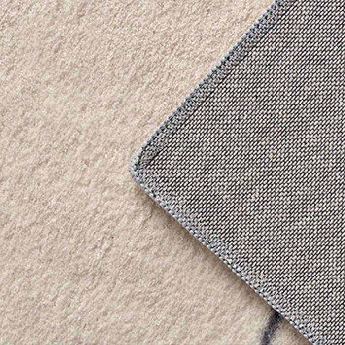 Apricot Abstract Indoor Carpet Polyester Minimalist Rug Anti-Split for Home Decoration