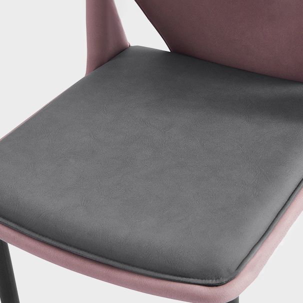 Industrial Metal Dining Room Chairs Open Back Dining Side Chairs for Restaurant