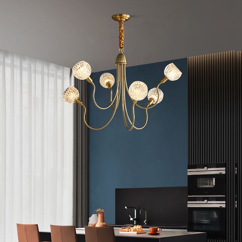 Contemporary Chandelier Simplicity Hanging Lighting Fixture for Sitting Room