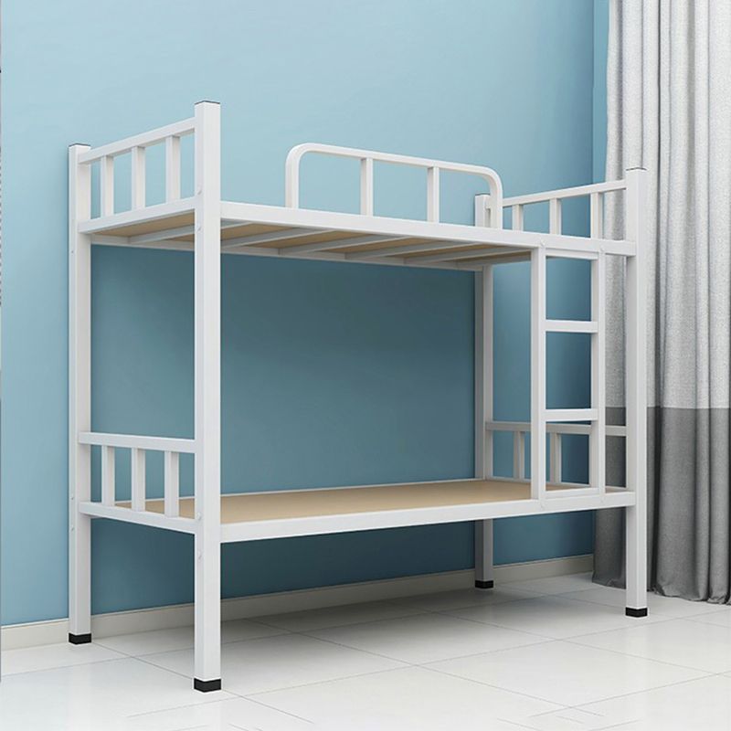 Contemporary Bunk Bed Solid Color Metal Bunk Bed with Custom Gold Legs