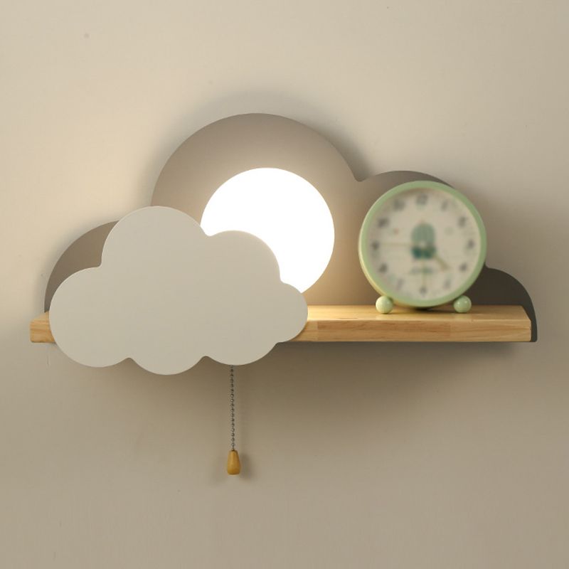 Moderna semplicità nuvola a parete a parete leggera monte muro di lampada per camera da letto