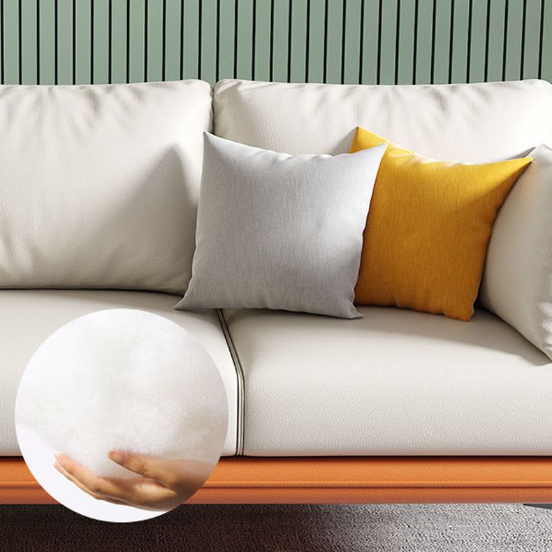 Contemporary Pillow Top Arm Reclining Sofa with Sewn Pillow Back