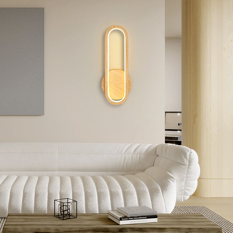 Modern Style Wall Mount Light 1-Light LED Wall Light for Living Room