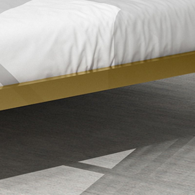 Open-Frame Bed With Headboard and Footboard Rectangular Headboard