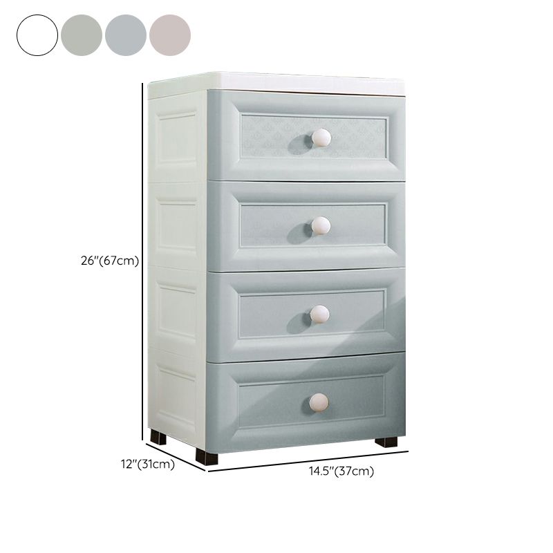 Plastic Wardrobe Armoire with Legs Modern Storage Cabinet with Drawer