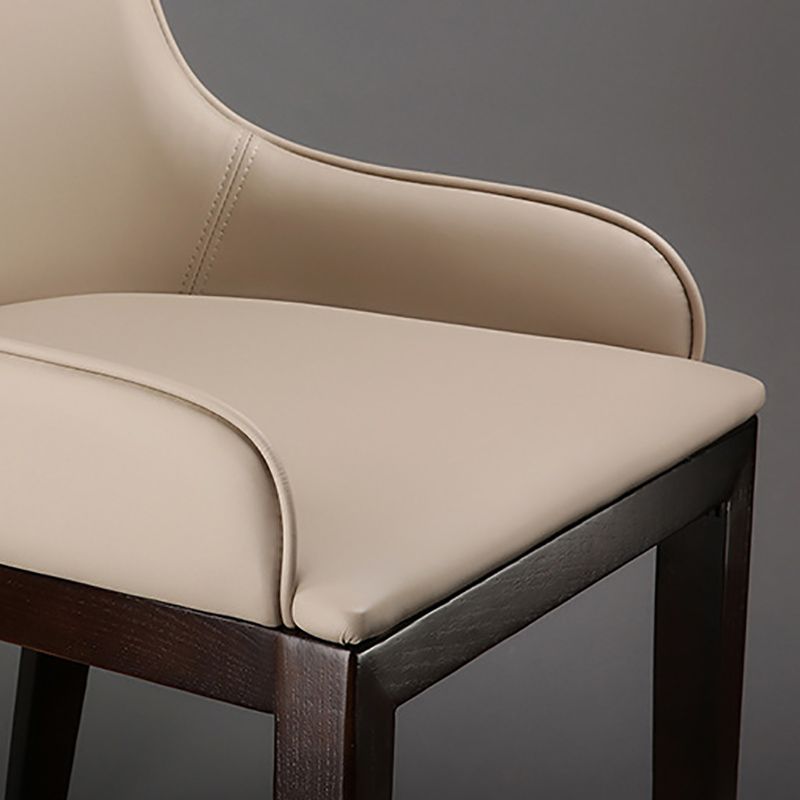Wood Kitchen Dining Side Chair Contemporary Upholstered Dining Chair