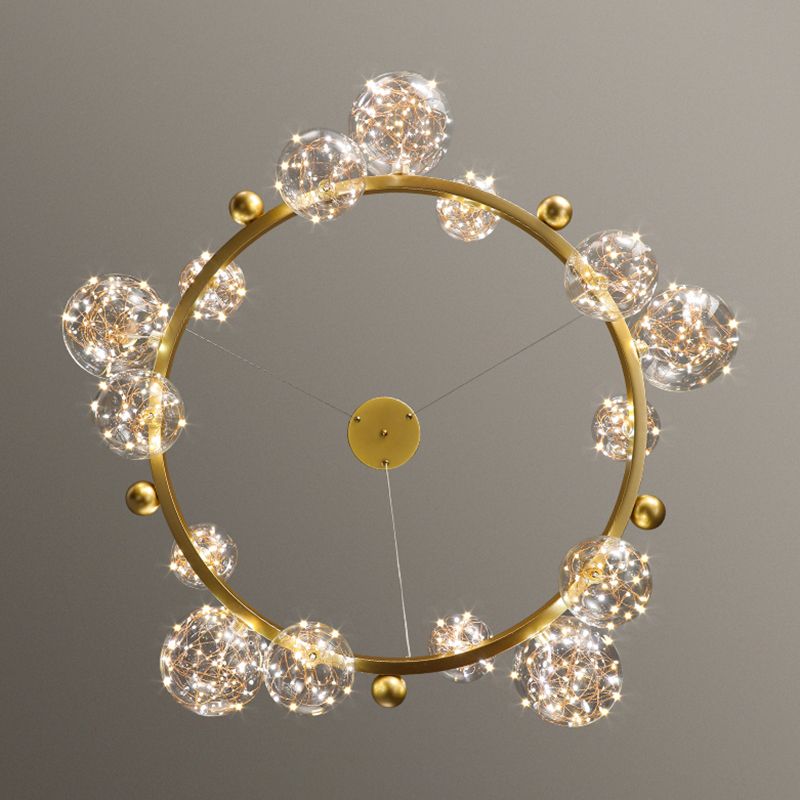 Modern Nordic Simple Style LED Hanging Chandelier Light for Dining Room Living Room Bedroom