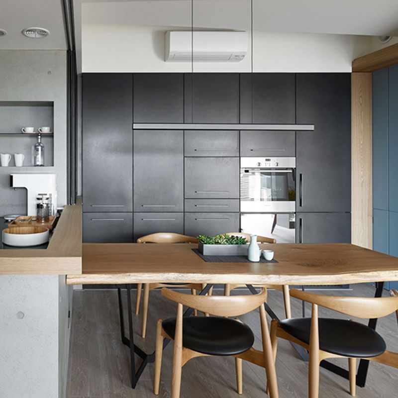 Estilo moderno lineal colgante de metal 1 lámpara de luz de luz