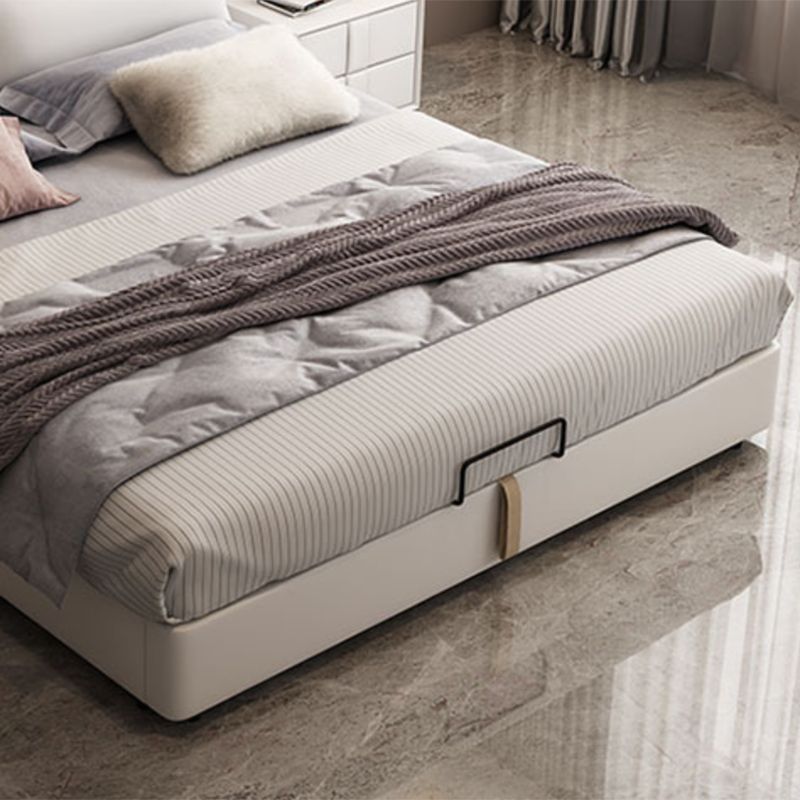 Contemporary 41.33" Tall Upholstered Rectangular Headboard Standard Bed