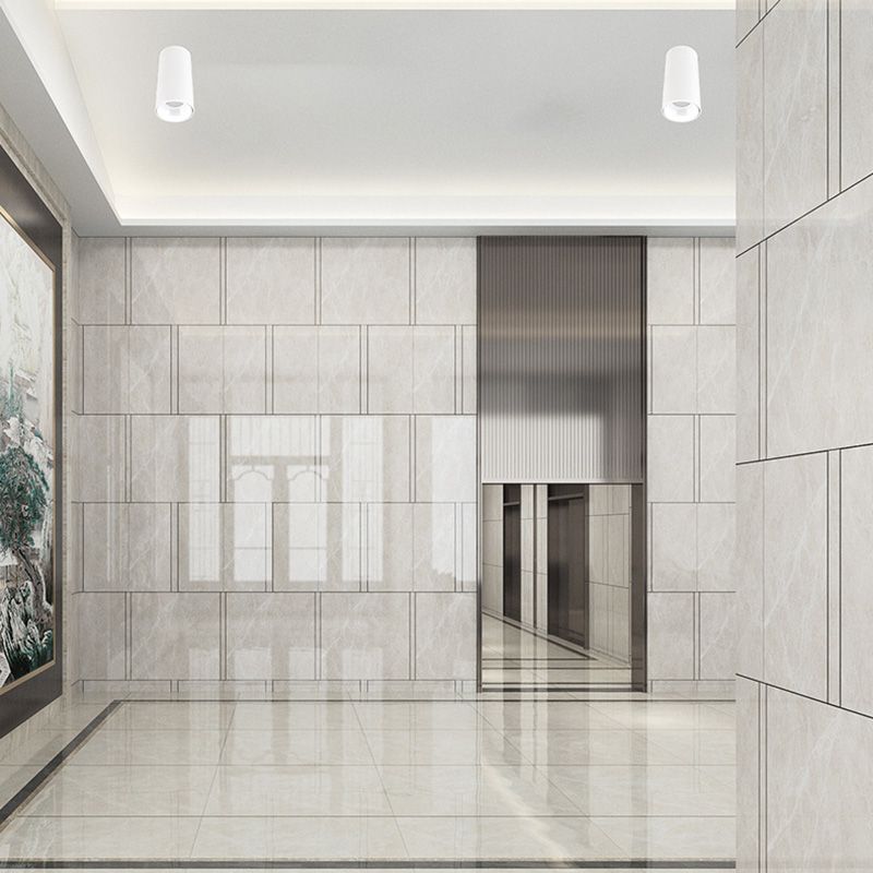 Lámpara de techo LED con forma de cilindro, montaje empotrado de 1 luz de aluminio moderno para dormitorio