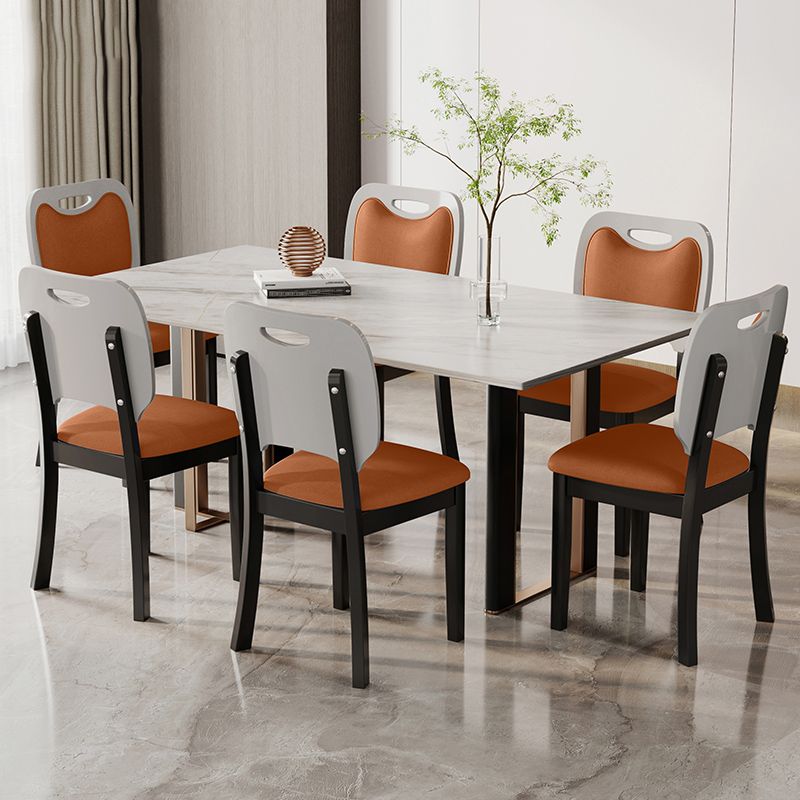 Nordic Style Solid Wood Chair Open Back Dining Side Chair for Dinning Room