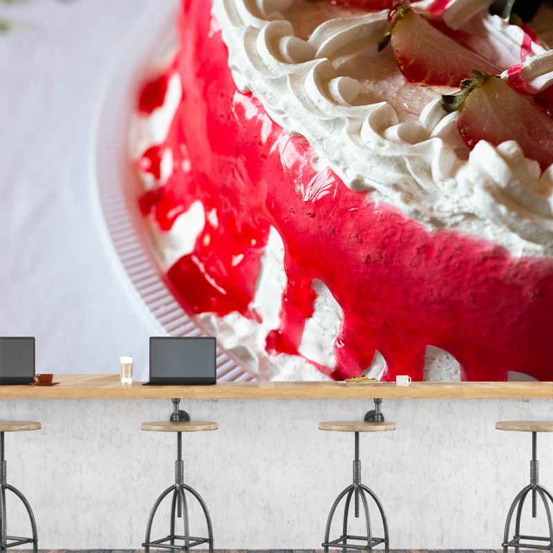Sweet Dessert Removable Wall Mural for Dessert Shop, Stain-Resistant, Made to Measure