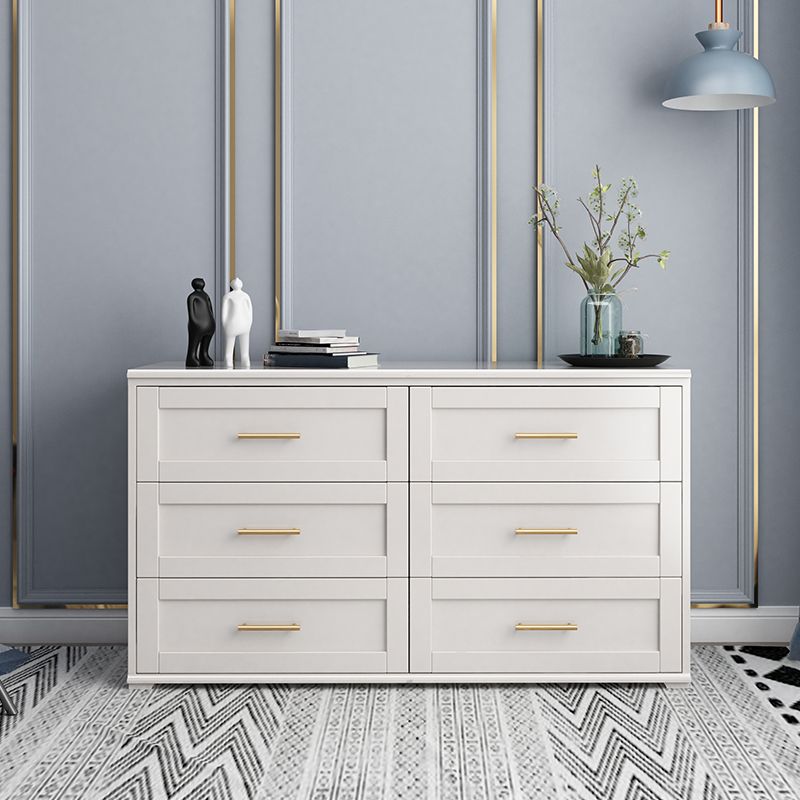 17.55-inch Width Solid Wood Storage Chest Classic Glam Storage Chest Dresser