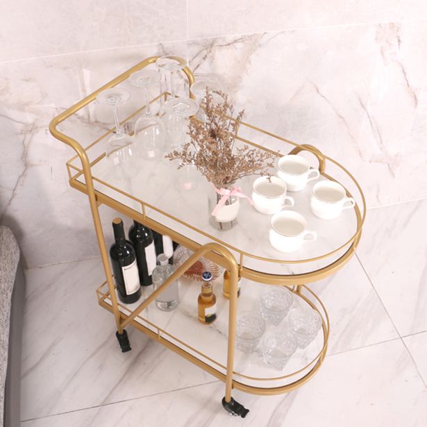 31.1"H Modern Rolling Prep Table Rectangular Metal Prep Table for Home Use