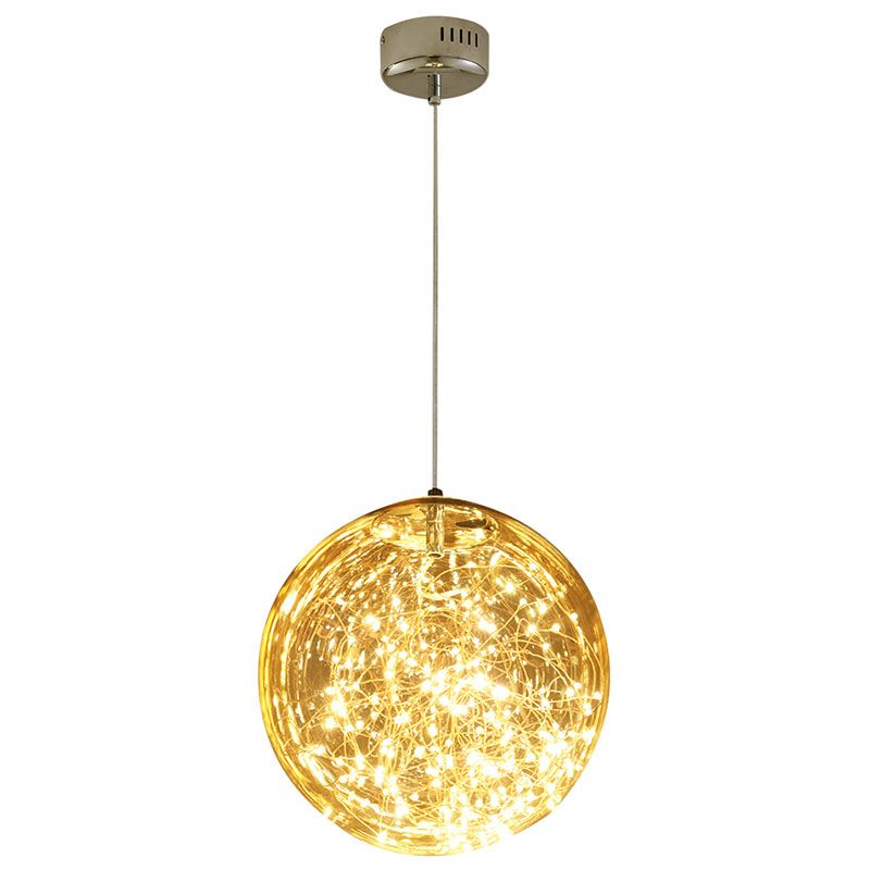 Plafonnier LED encastrable pour cuisine, éclairage de plafond étoilé Simple en acier inoxydable avec abat-jour en verre Global