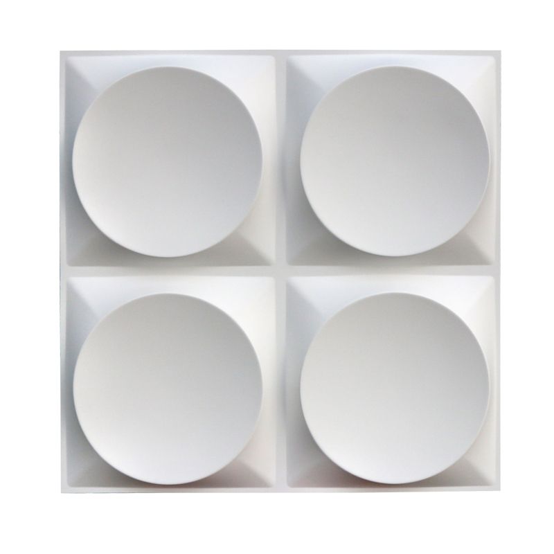 Modern Style PVC Wall Panel Living Room Peel and Stick 3D Wall Paneling