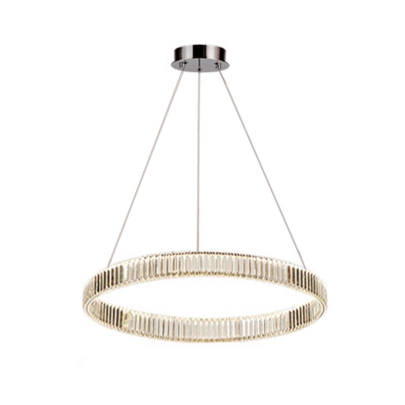 Modern Light Luxury Crystal Style LED Pendant Chandelier Light for Living Room Dining Room Hotel