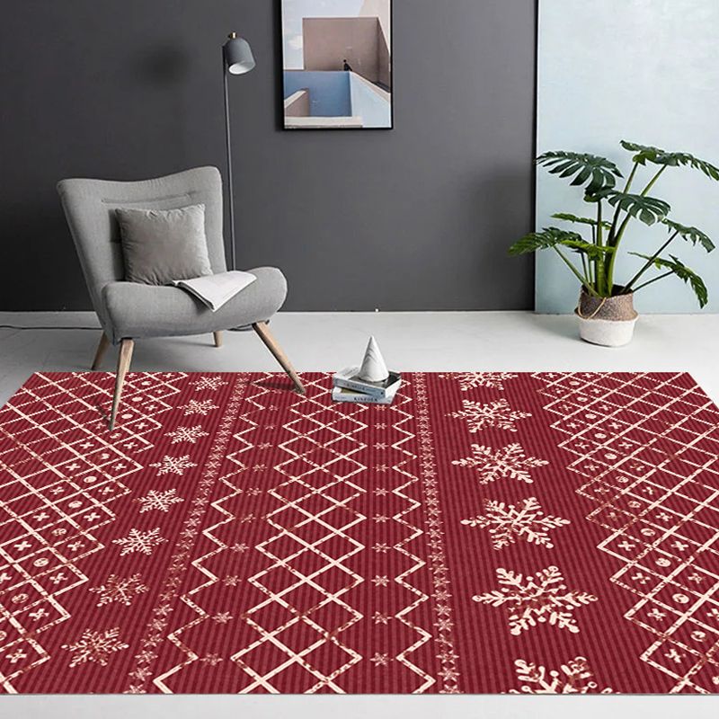 Bohemian Normatischer Stammesgebiet Teppichfarbe gemischte Polyester Teppich Anti-Rutsch-Rücken-Teppich für die Heimdekoration