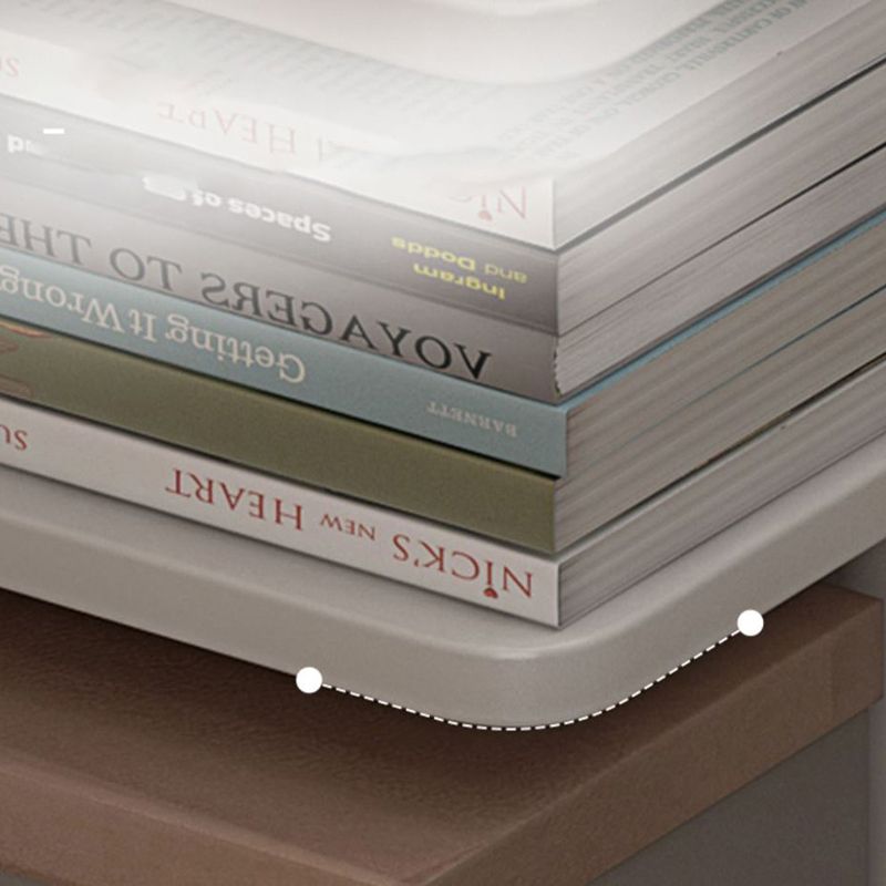 Contemporary Bookshelf Engineered Wood Bookcase for Study Room