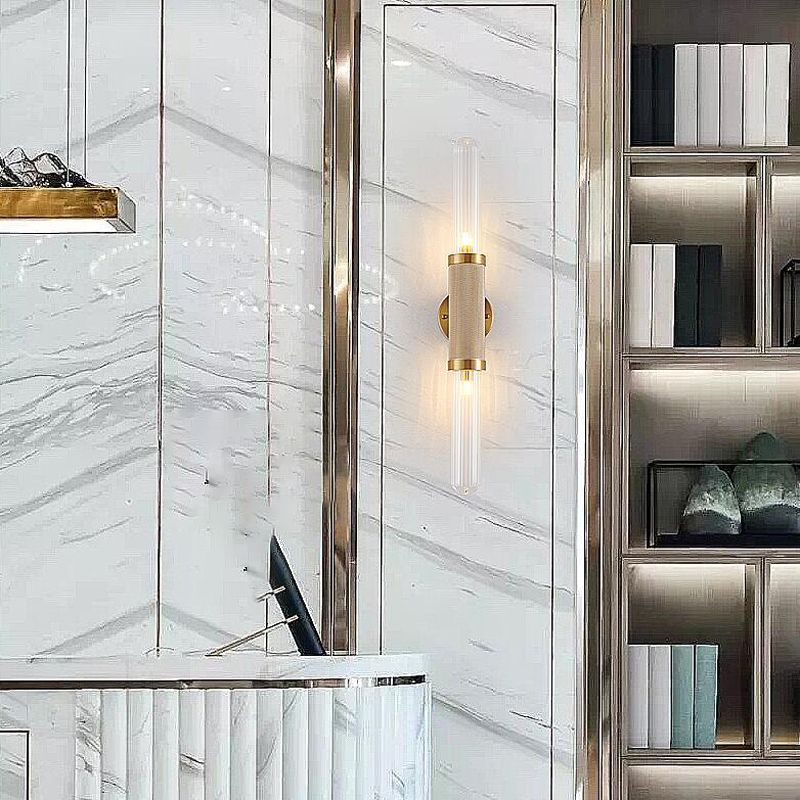 Glass Wall Lamp Industrial Wall Mounted Lighting for Living Room