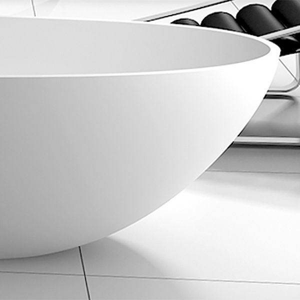 Stone Soaking Roll Top Bathtub Antique Finish Freestanding Bath Tub
