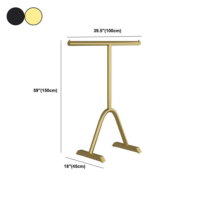 Modern Minimalist Style Coat Rack Metallic Free Standing Coat Rack for Living Room