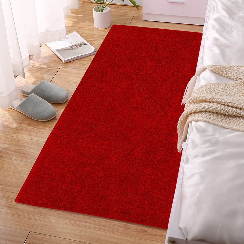 Minimalist Plain Rug Multi Color Polypropylene Area Rug Anti-Slip Machine Washable Carpet for Home Decoration