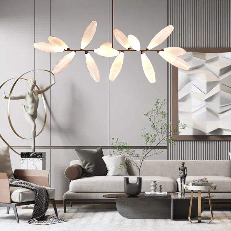 Lámpara nórdica lámpara de lámpara led techo de techo de techo colgante