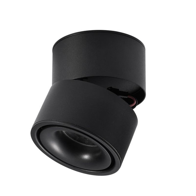 Minimalisme 1-Light LED Flush Plafondlamp Metalen Cilinder Plafondlamp Fixture