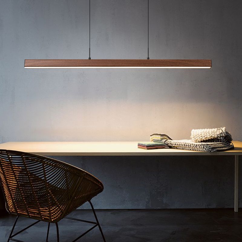 Luz de aluminio LED de lámpara colgante moderno simple para comedor para comedor