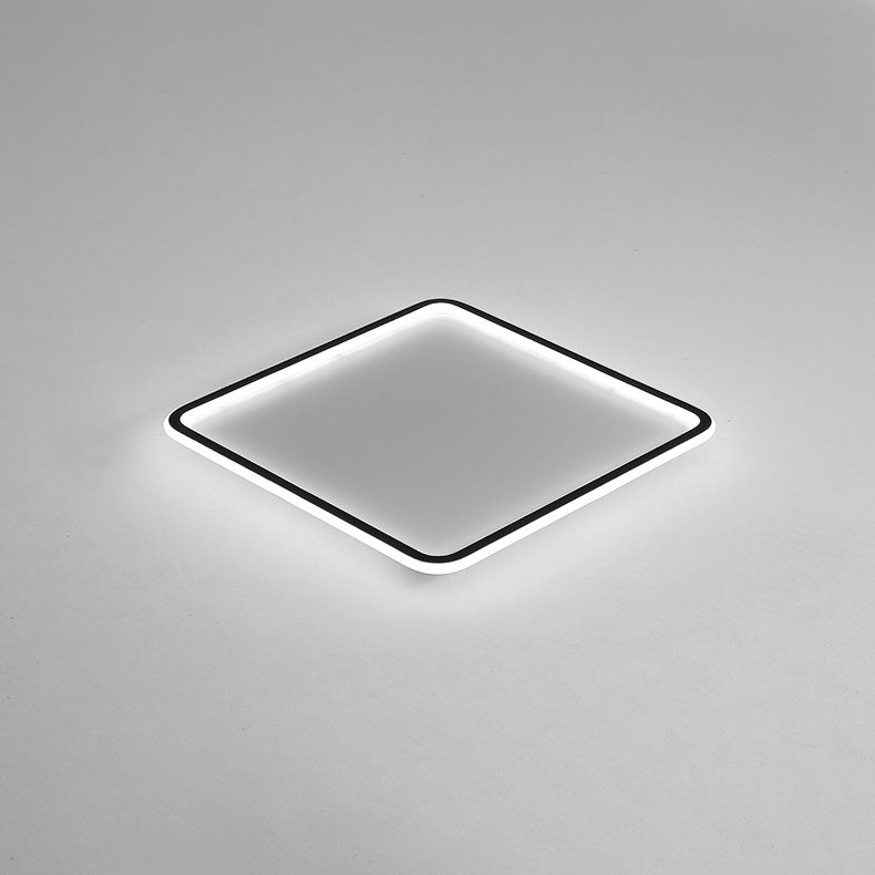 Metal geométrico cerca del accesorio de techo de montaje empotrado LED nórdico con iluminación de techo