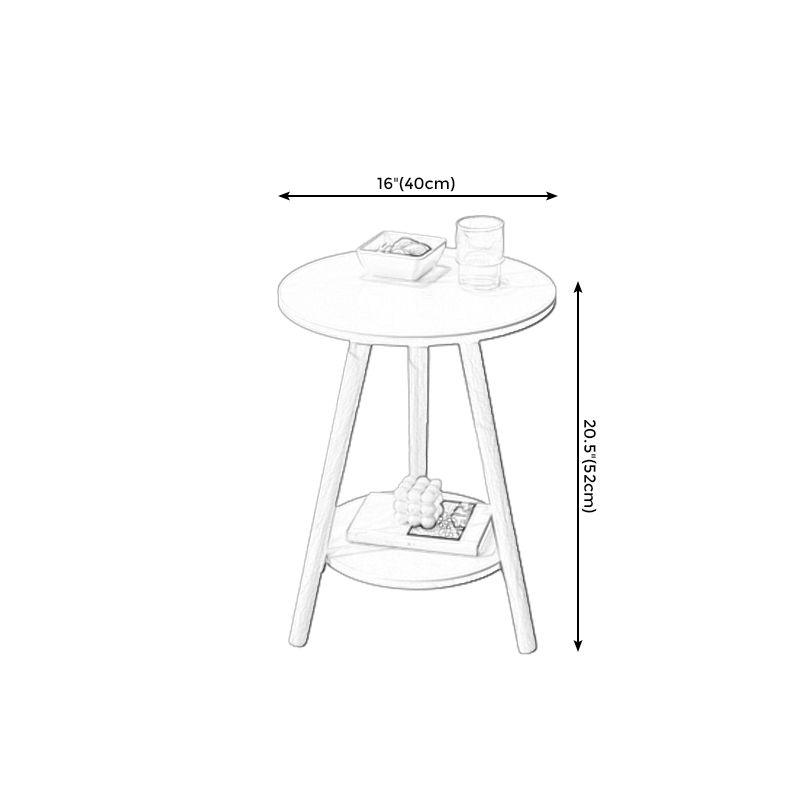 Traditional Style Cocktail Table Artificial Wood White/yellow/natural Color Coffee Table