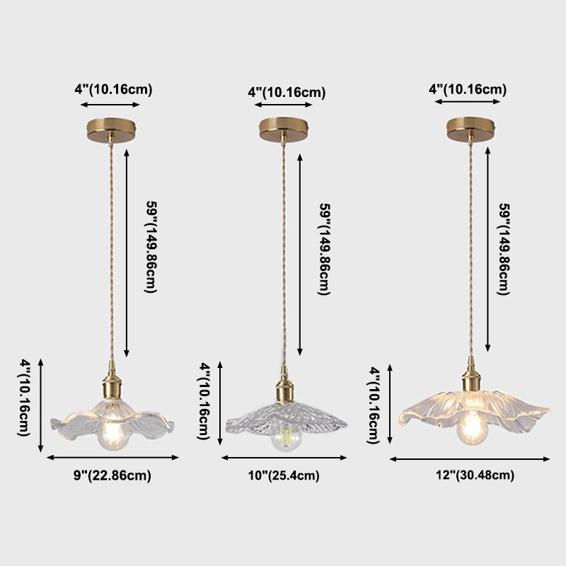 Blumenglas Anhänger Deckenleuchte Einfachheit Stil klarer Anhänger Beleuchtung