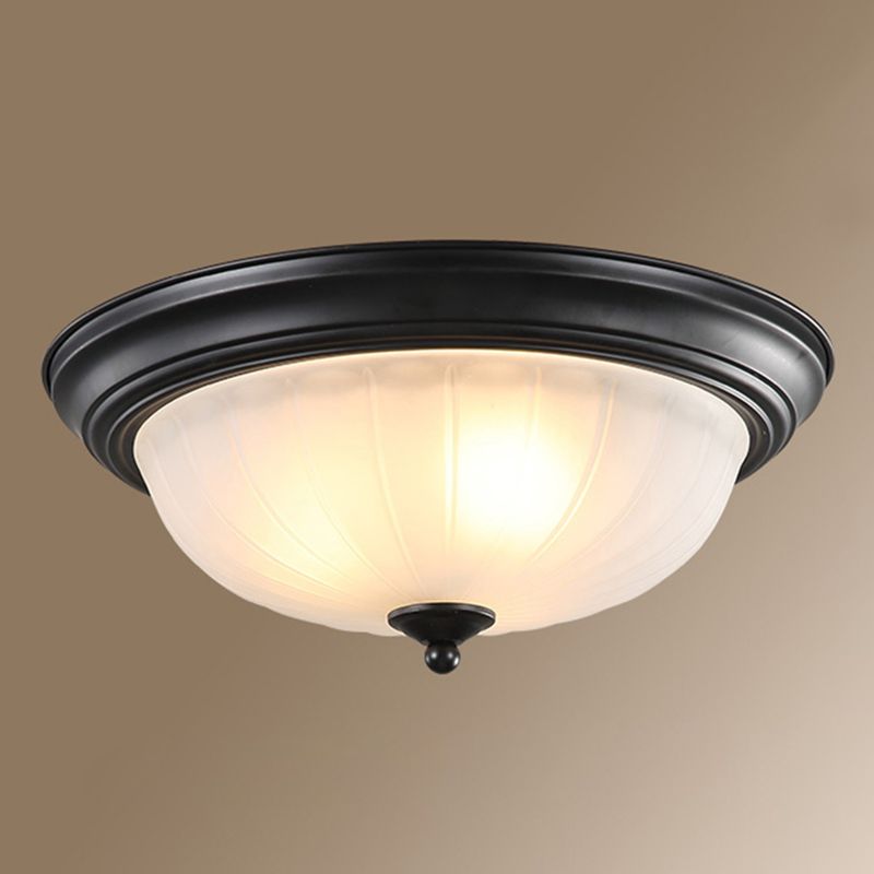 Schale Glas Flush Mount Modern Style Wohnzimmer-Deckenleuchte mit Form