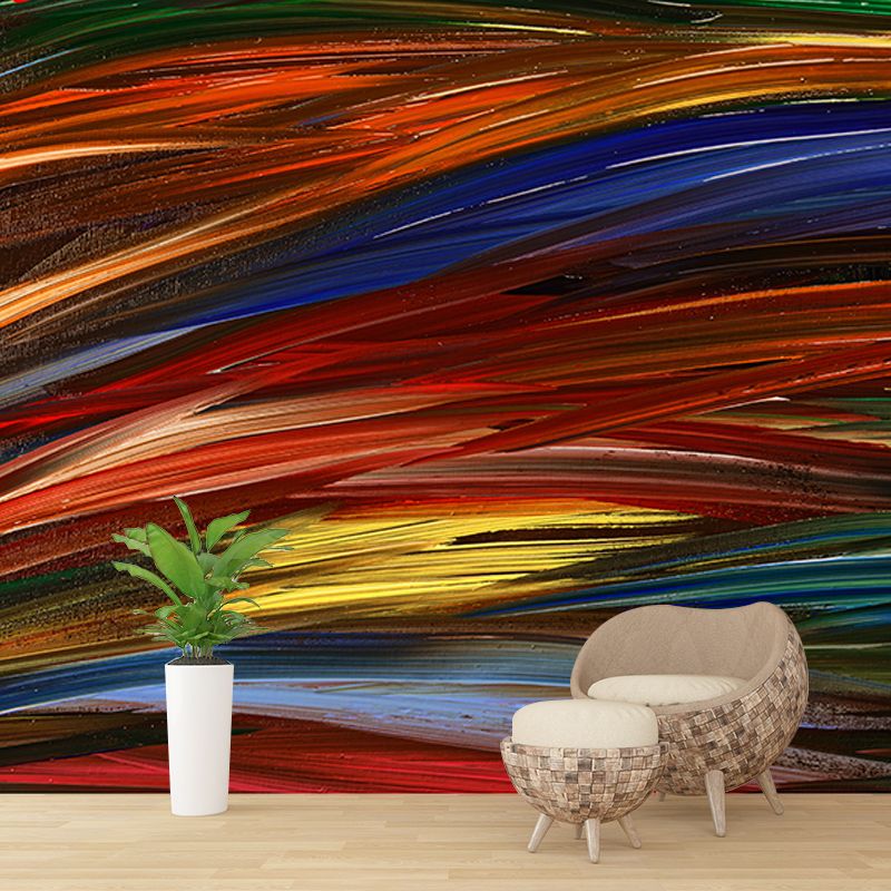 Illustration Wall Mural Wallpaper Abstract Style Sitting Room Wall Mural