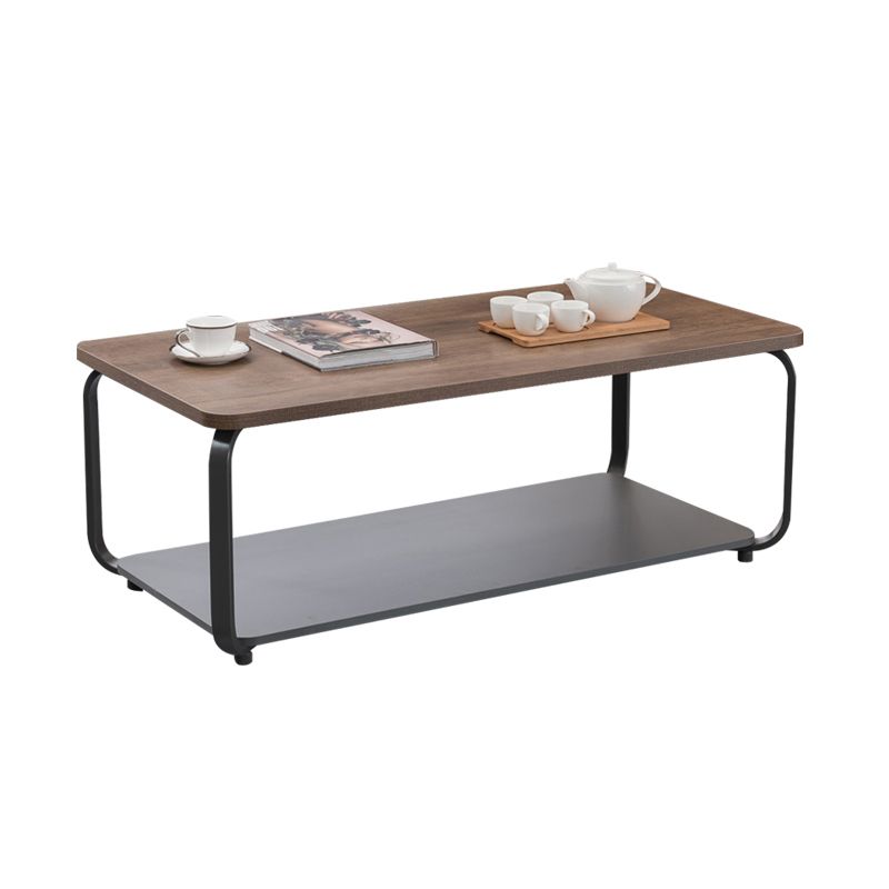 Frame/Frame Coffee Table Modern Rectangular MDF 18''H Coffee Table