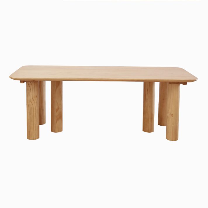 Contemporary Wooden Dining Room Set Rectangle Formal Dining Table Furniture