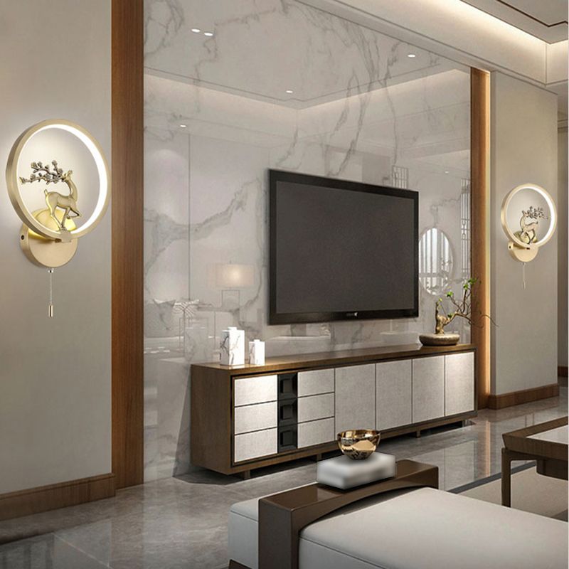 Modern Style Wall Light Creative Linear Wall Sconce Light for Bedroom