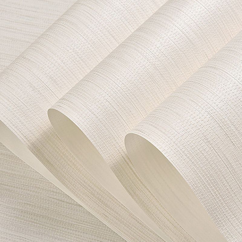 Contemporary Wall Decor Grasswoven Stripe Non-Pasted Wallpaper Roll, 31' x 20.5"