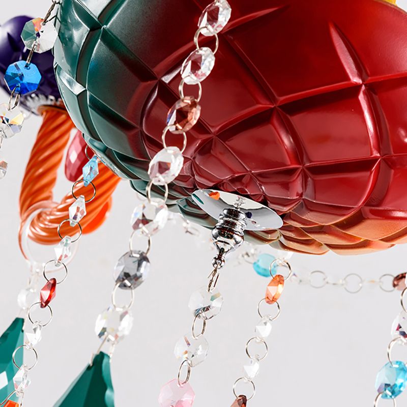 European Style Crystal Chandelier Candle Pendant Lighting Fixtures for Child Room