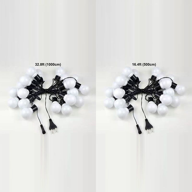 Modern LED Global Rope Light White Outdoor Plastic Light Post for Garden