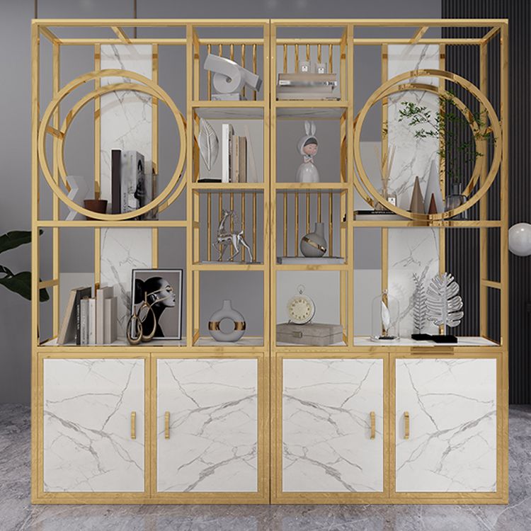 78.74 "H libreria a apertura in stile glam in stile per ufficio con i mobili