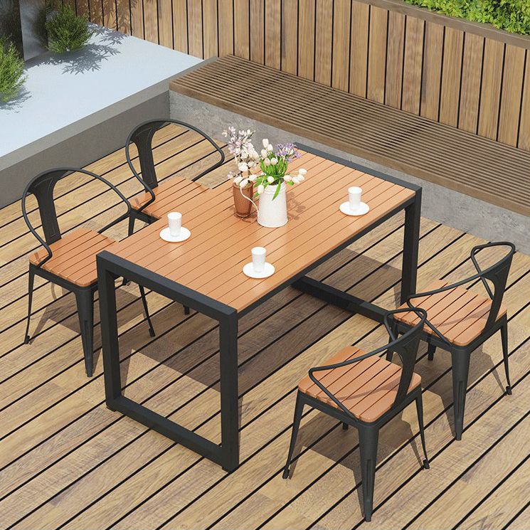 Modern Wood Dining Table Set 1/3/5 Pieces Dining Room Set for Home Use