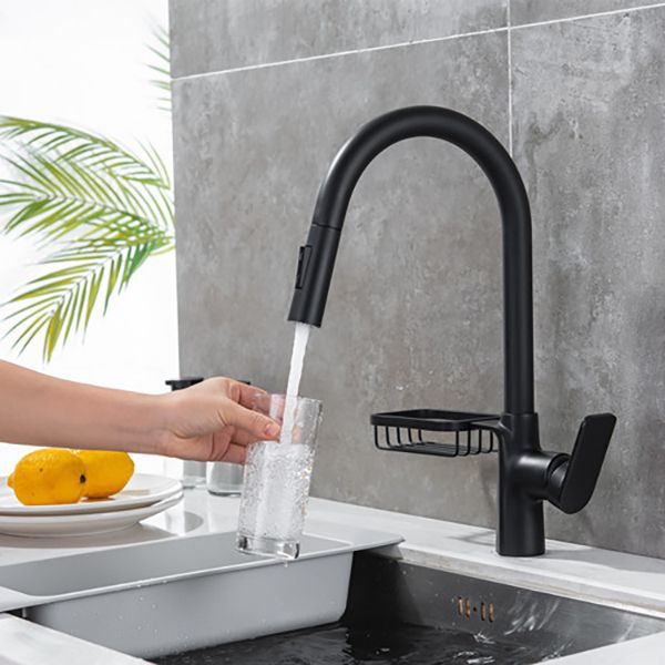 Modern Pull Down Kitchen Faucet Single Handle Faucet with Pull Out Sprayer