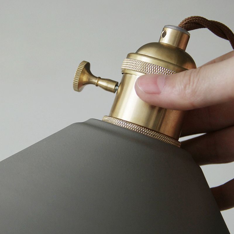 Cône suspendu pendant lumière simplicité metal metal suspendu luminaire pour restaurant