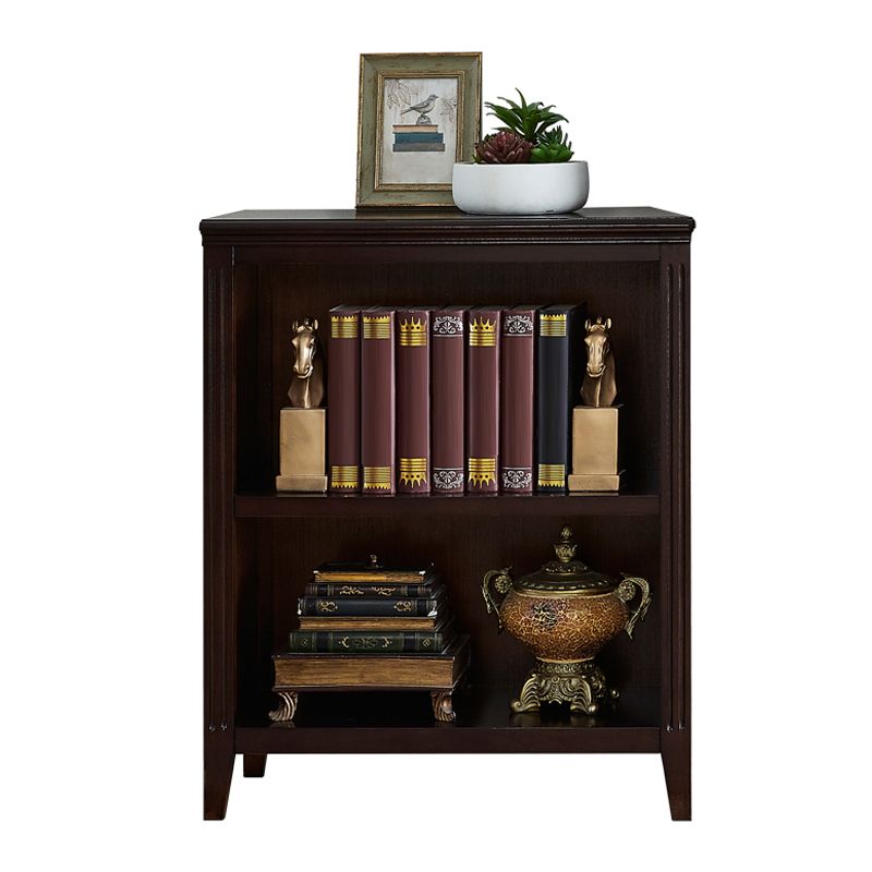 Solid Wood Standard Bookcase Modern Home Bookshelf with Rectangle Shelves