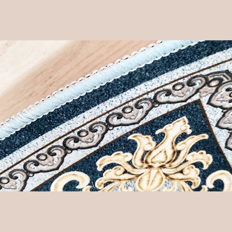 Gorgeous Classic Rug Marble Print Indoor Carpet Polyester Friendly Washable Rug for Living Room