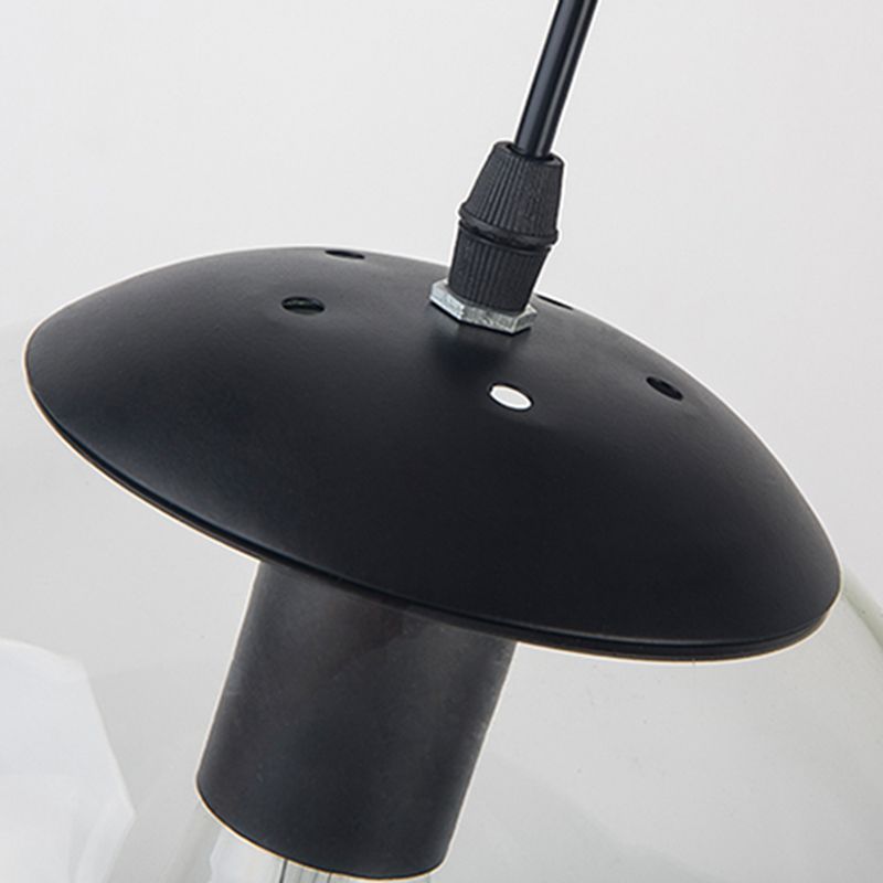 Balla di vetro appeso a sospensione moderna Apparecchi di illuminazione a sospensione per soggiorno